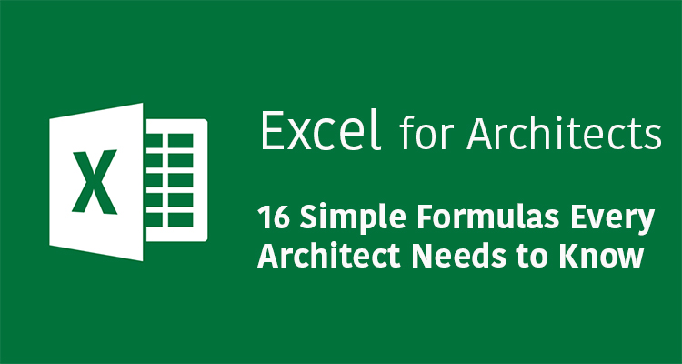 Arch2O Excel for architects