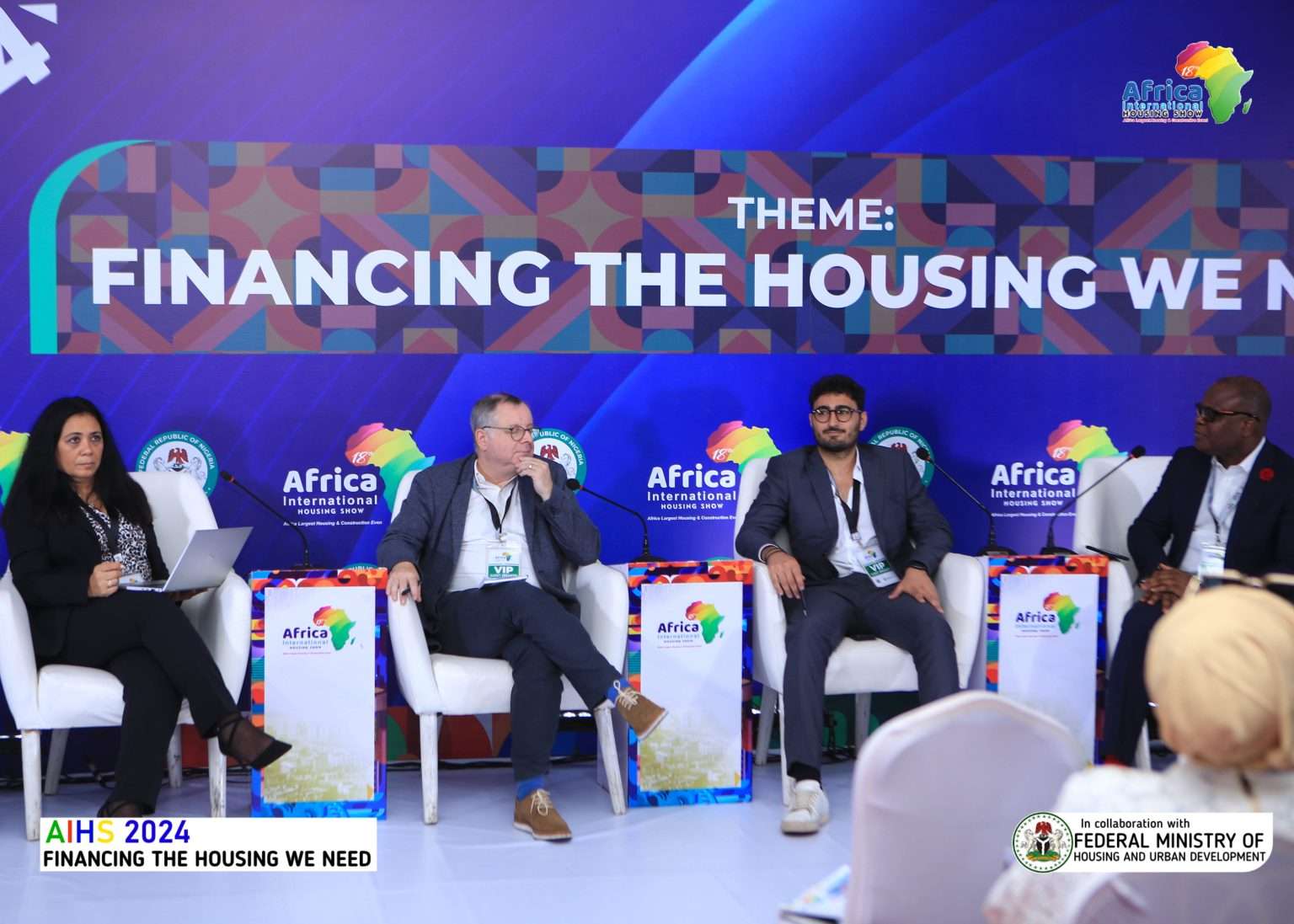 At the first plenary session at the African International Housing Show (AIHS), a week-long housing program bringing solutions to housing challenges