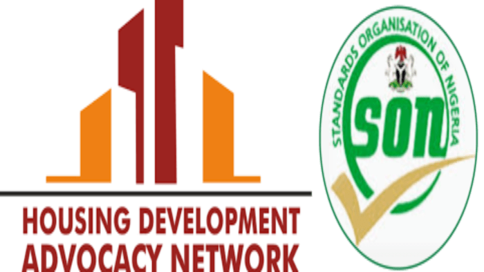 The Housing Development Advocacy Network (HDAN) has pledged its support to the Standards Organisation of Nigeria (SON)