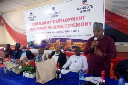 Dangote Cement, Benue communities seal dev’t Agreement  