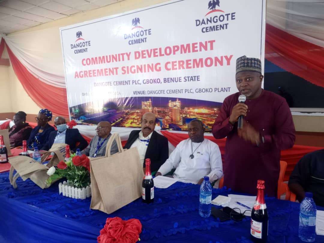 Dangote Cement, Benue communities seal dev’t Agreement  